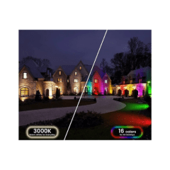 Foco Estaca con Led Integrado 5W RGB (Multicolores) IP65 Ø59x28mm 220V