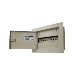 Tablero Metalico Embutido 12 Modulos IP41 Ral7032