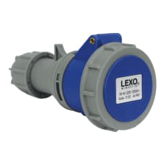 Enchufe Ind. Hembra Volante 2P+T 16A 220V IP67 - Lexo