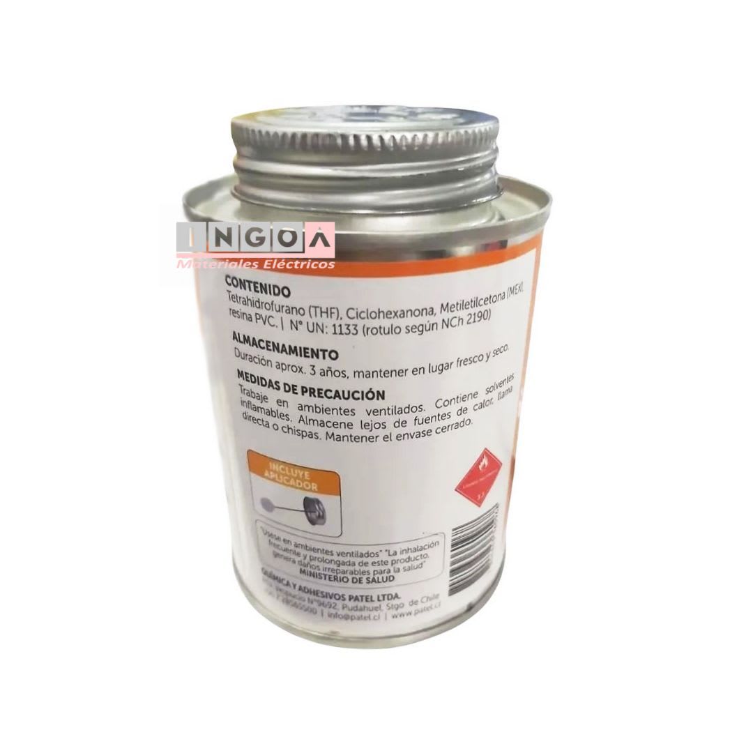 Pegamento Para PVC Conduit 240cc. C/Pincel - Patel2