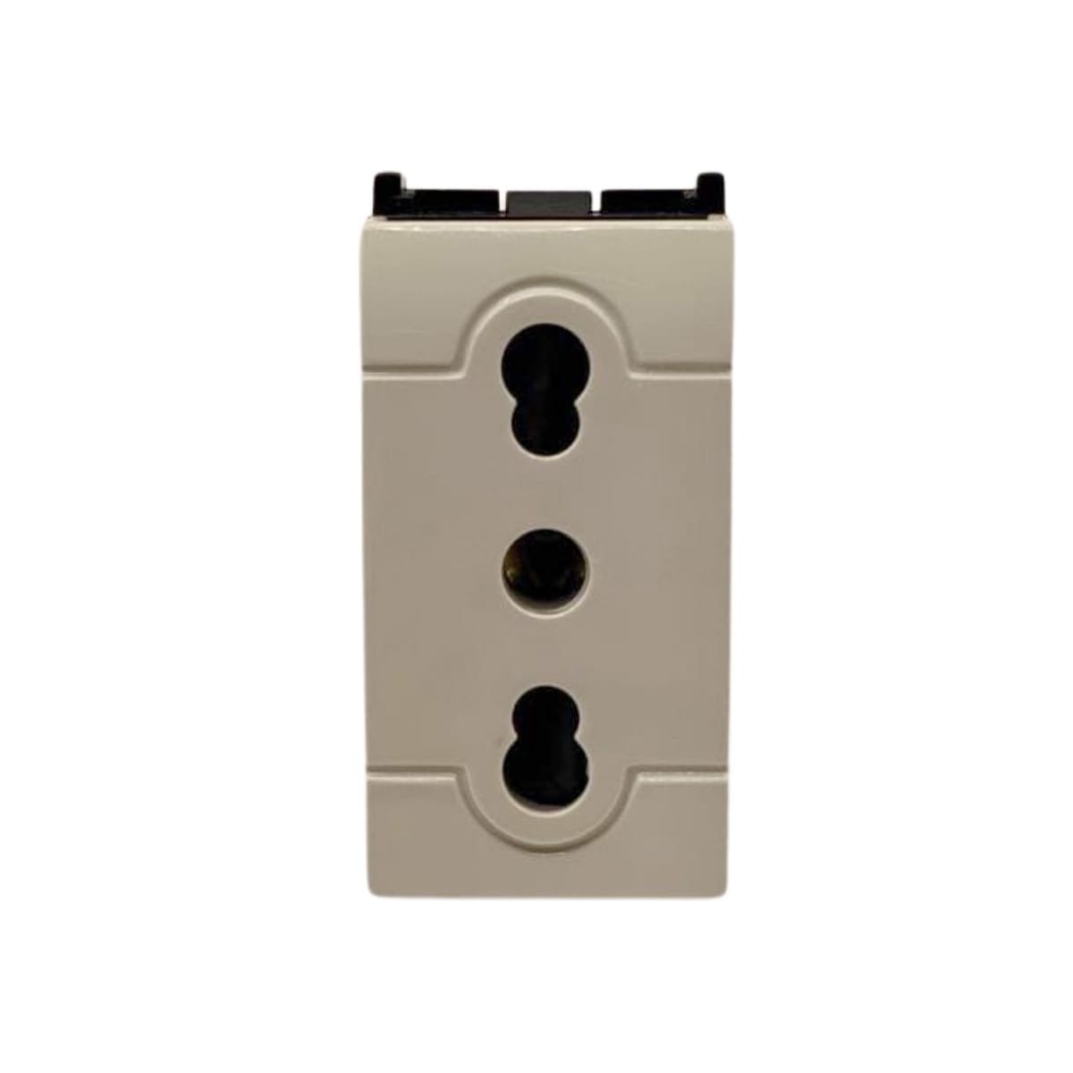 Modulo Enchufe 2P+T 10/16A Bipaso 220 -250V Gris Evolution - Scame 0