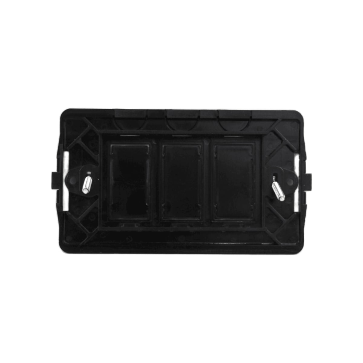 Soporte PVC 3 Modulos Serie Basic - Scame (Alternativo Magic) - Vista 2