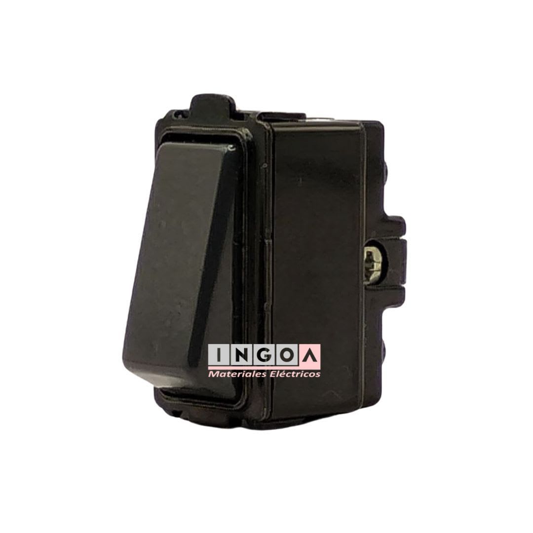 Modulo Interruptor 9/12 10A Negro - Scame (Alternativo Magic) - Vista 7
