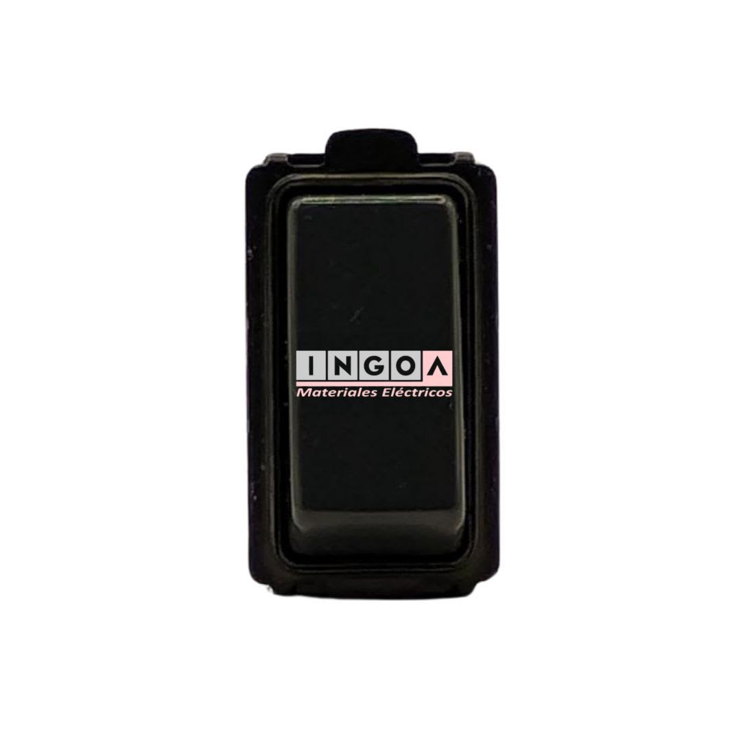Modulo Interruptor 9/12 10A Negro - Scame (Alternativo Magic) - Vista 8