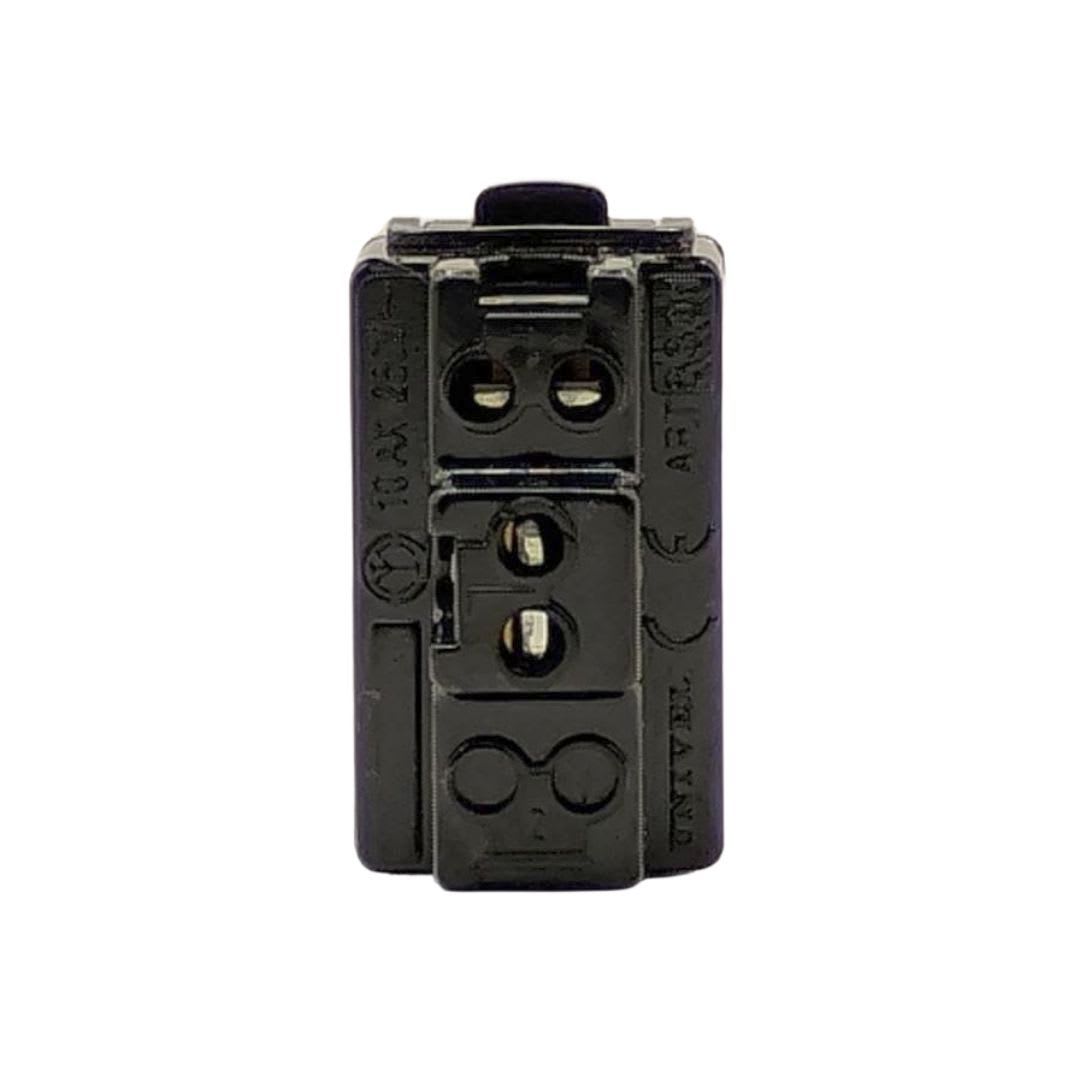 Modulo Interruptor 9/12 10A Negro - Scame (Alternativo Magic) - Vista 4