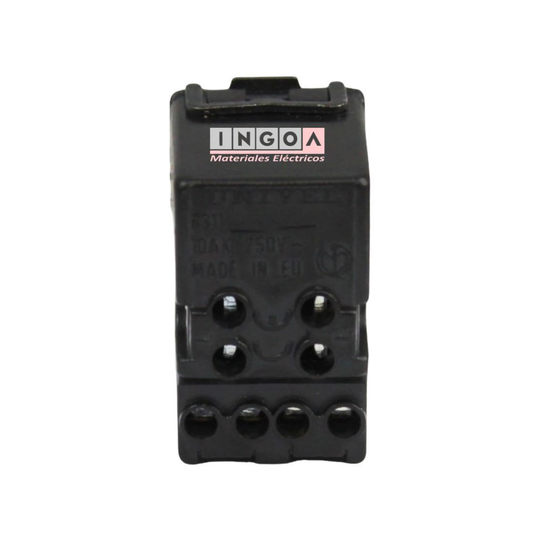 Modulo Interruptor de 4 Vias, Cruzamiento, Multipunto Marfil - Scame (Alternativo Magic) - Vista 4