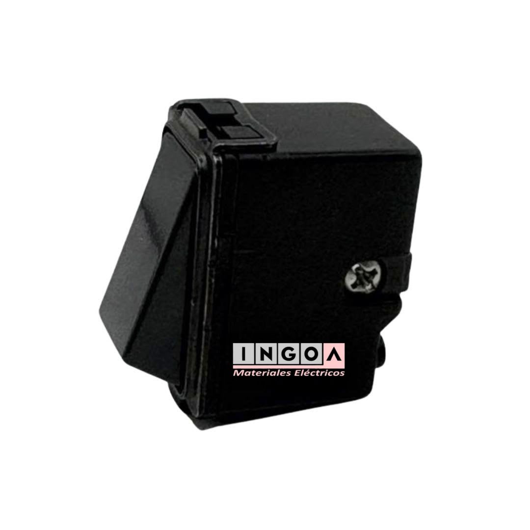 Modulo Interruptor de 4 Vias, Cruzamiento, Multipunto Negro - Scame (Alternativo Magic)2
