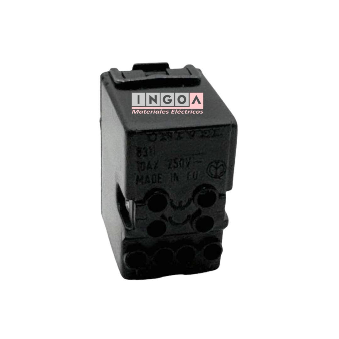 Modulo Interruptor de 4 Vias, Cruzamiento, Multipunto Negro - Scame (Alternativo Magic)3