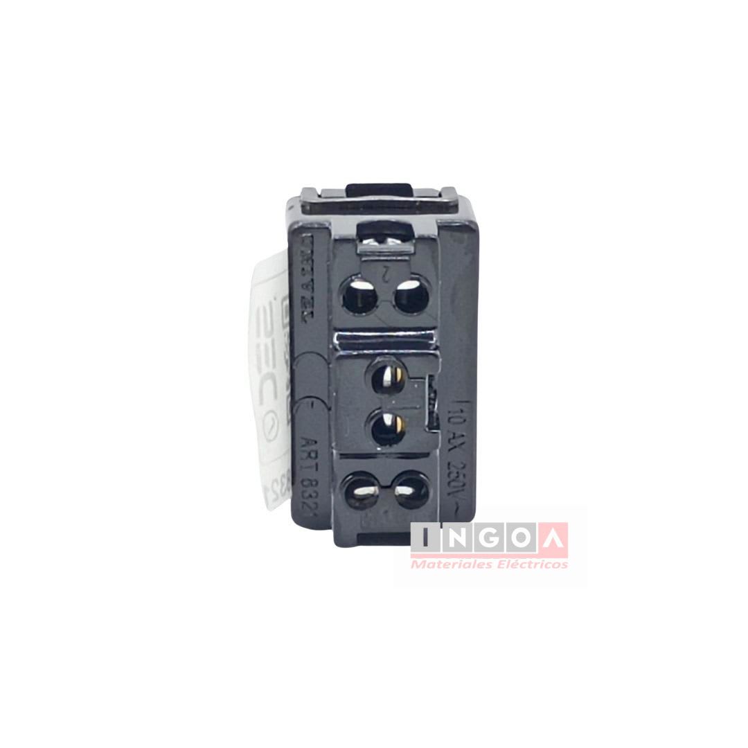 Modulo Interruptor 9/24 10A Marfil - Scame (Alternativo Magic) - Vista 4