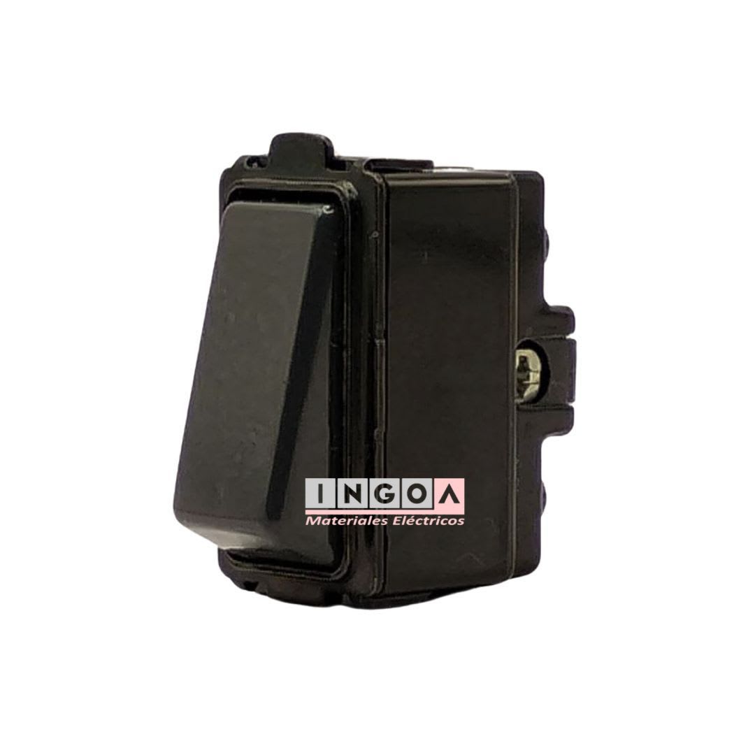 Modulo Interruptor 9/24 10A Negro - Scame (Alternativo Magic) - Vista 6
