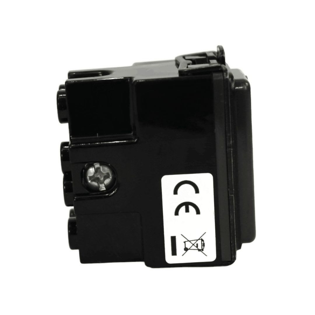 Modulo Enchufe 2P+T 10/16A Negro - Scame (Alternativo Magic)3