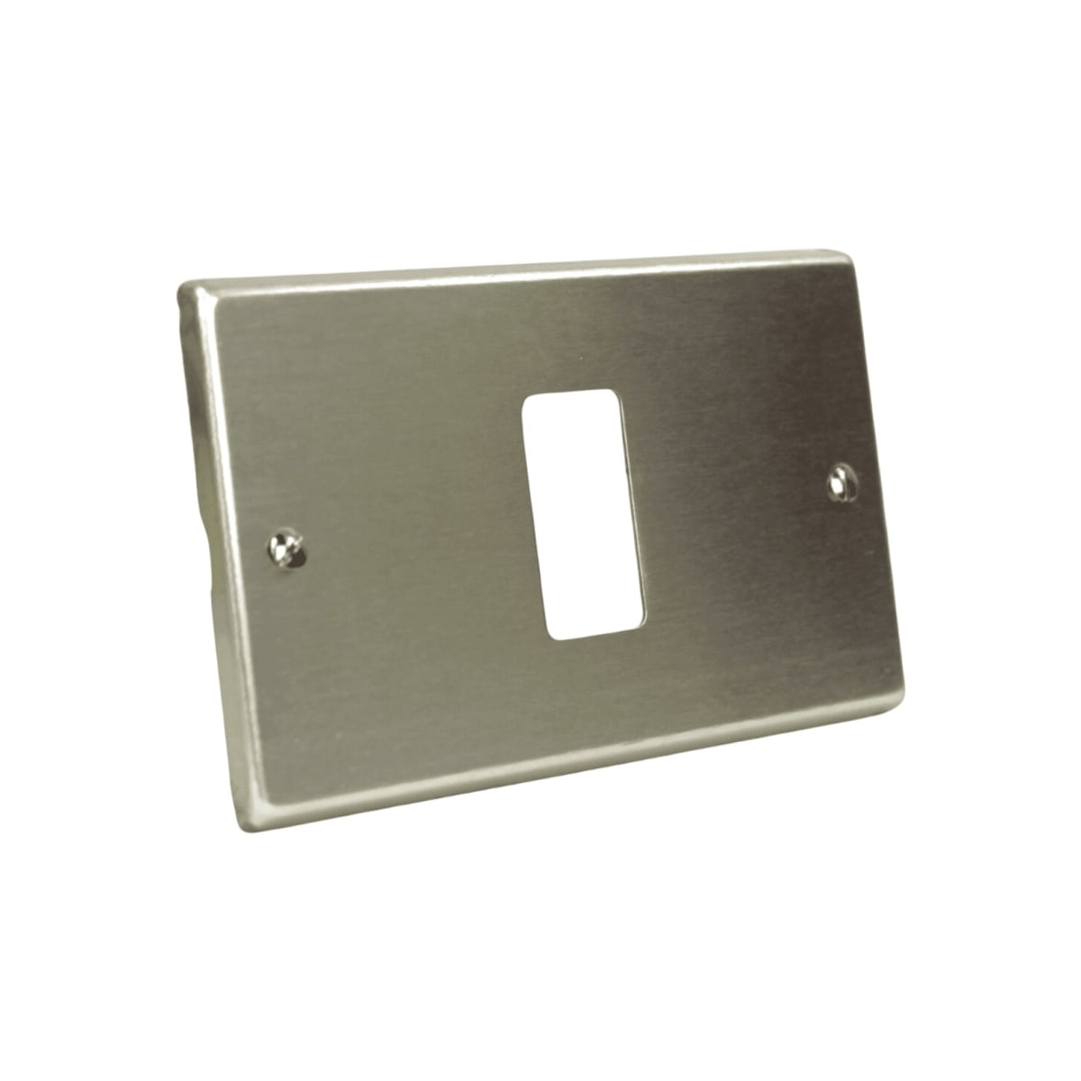 Placa Tapa Aluminio Anonizado 1 Módulo - Scame (Alternativo Magic)3