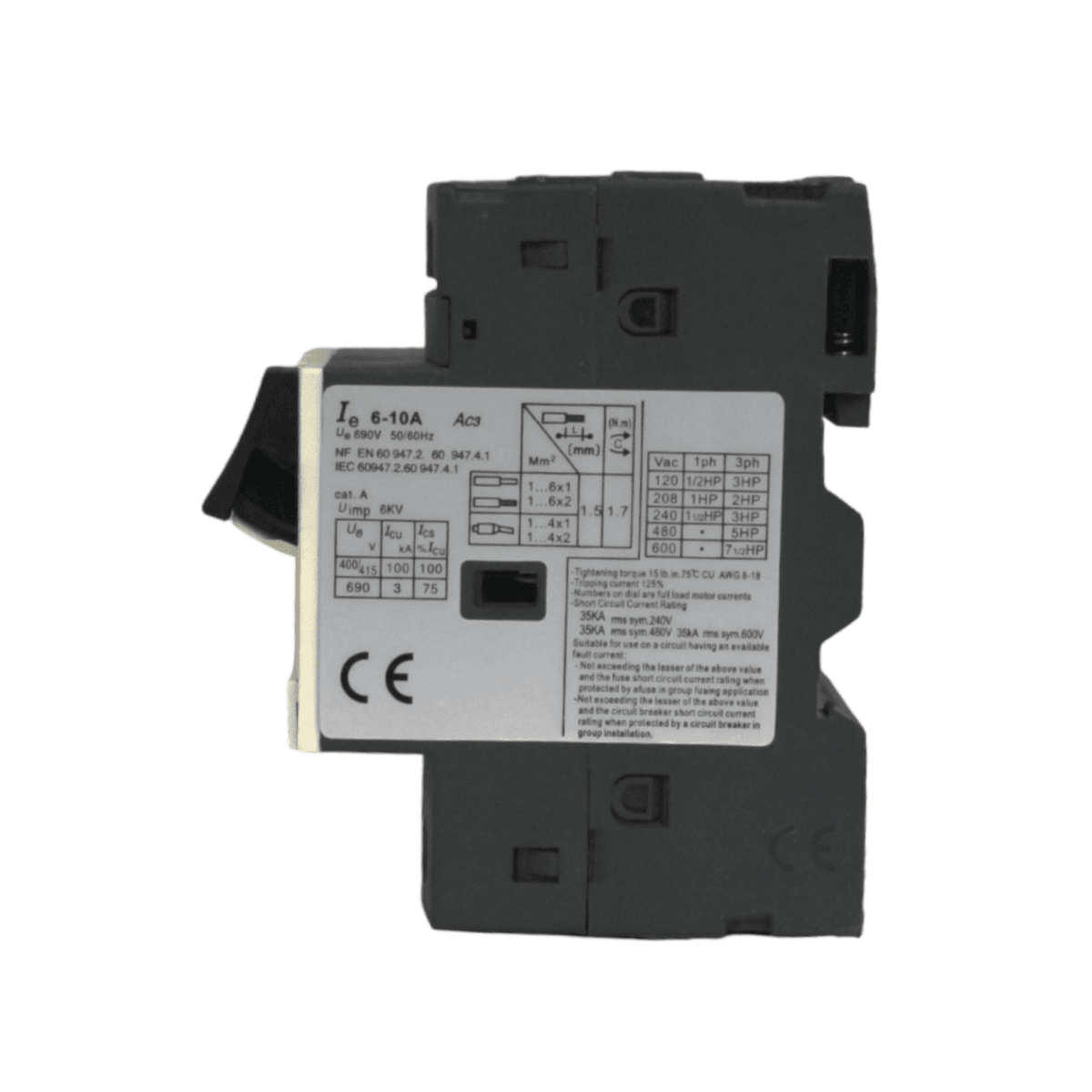 Guardamotor 6-10A - CNC - Vista 3