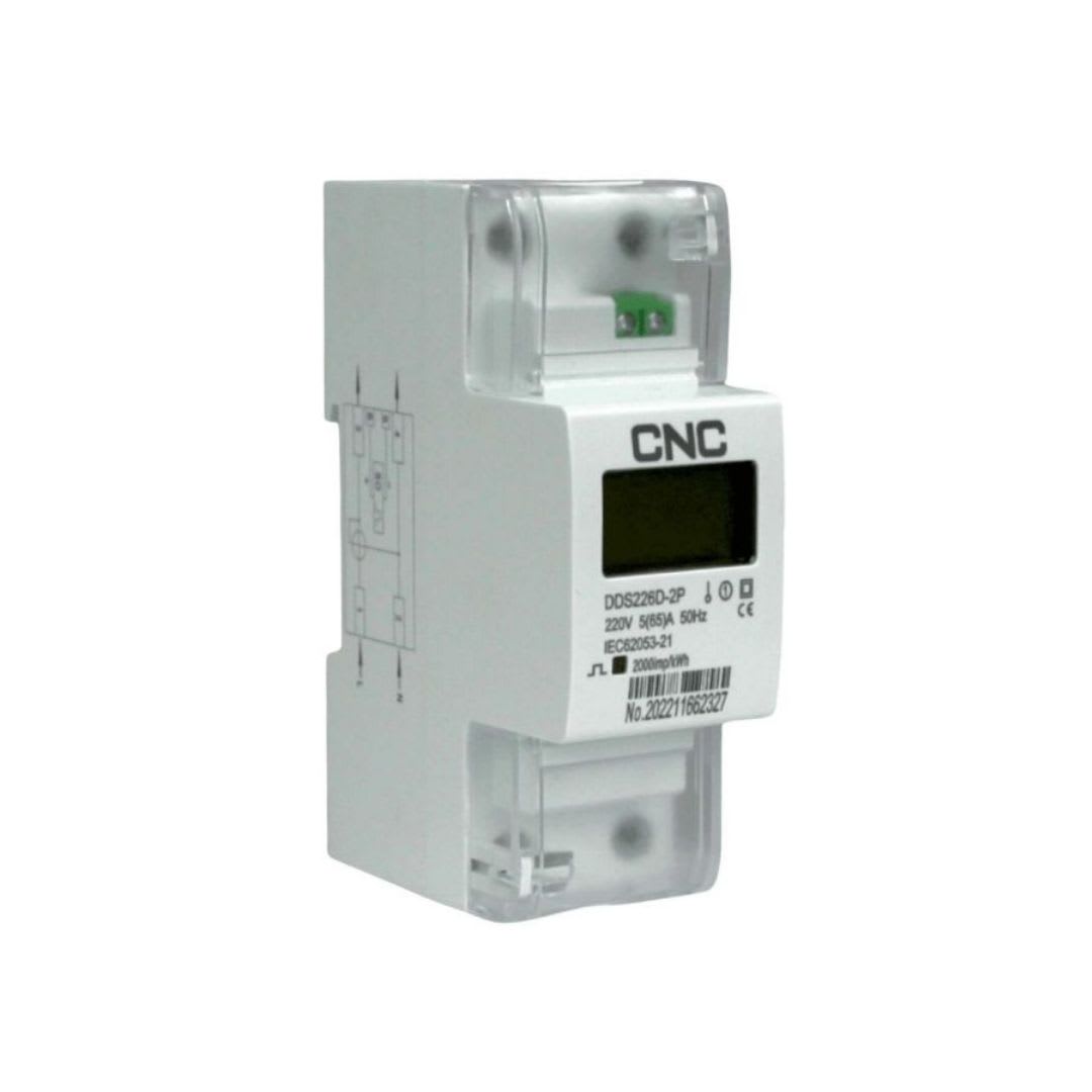 Remarcador Monofasico Digital a Riel Din 65A DDS226D-2P - CNC 0