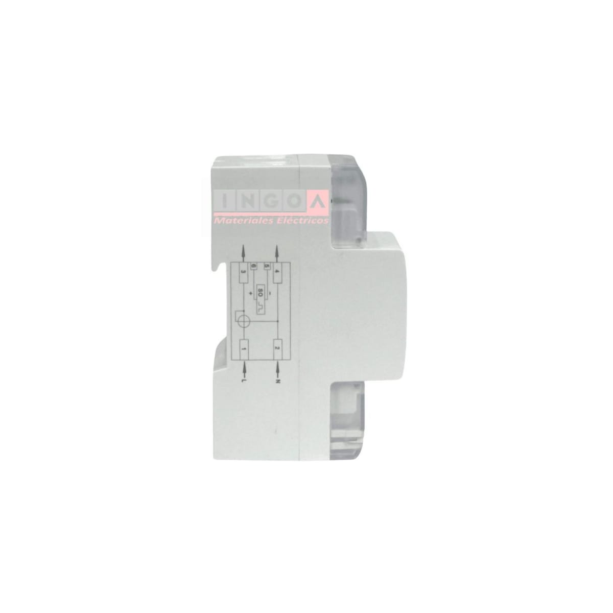 Remarcador Monofasico Digital a Riel Din 65A DDS226D-2P - CNC - Vista 4