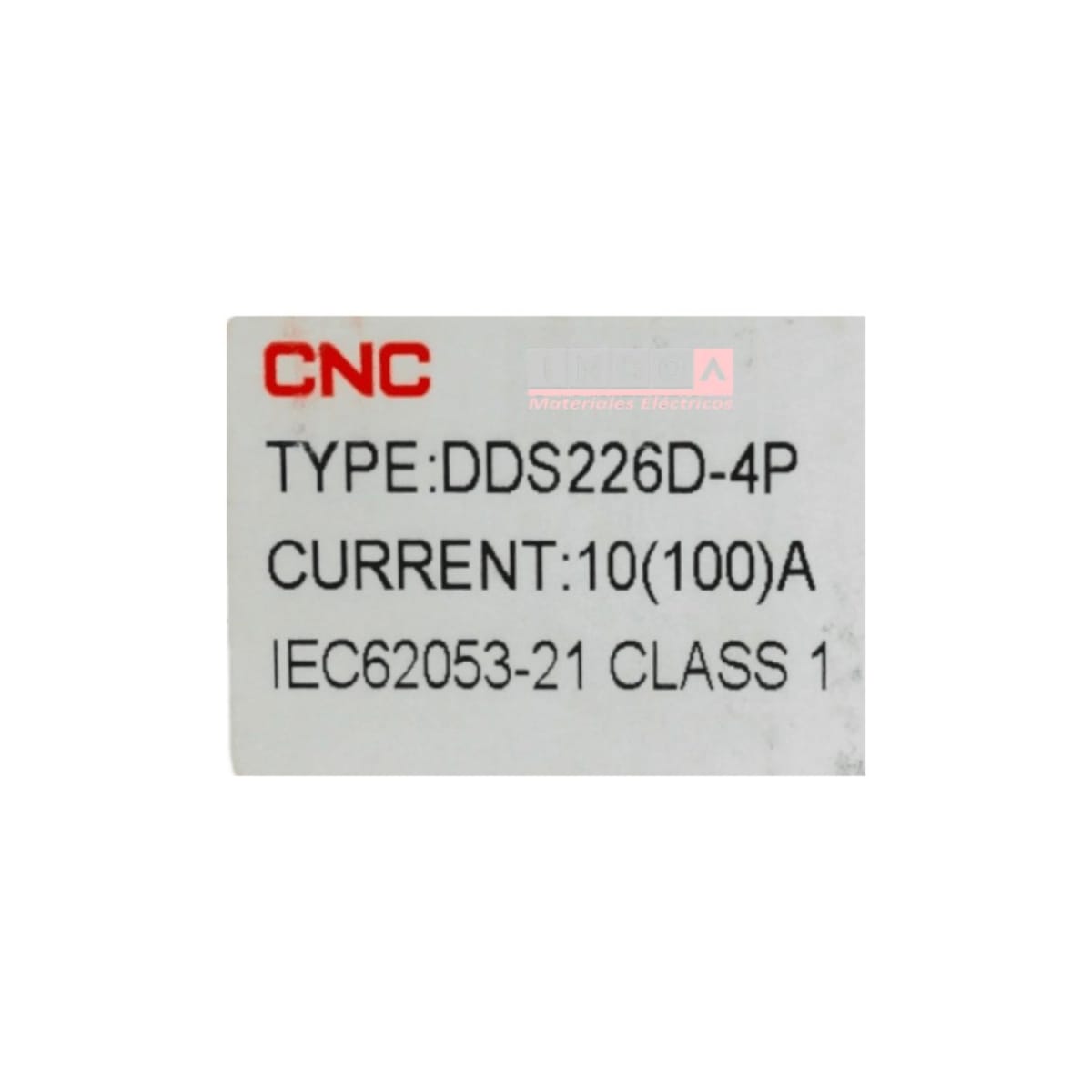 Remarcador Monofasico Digital a Riel Din 100A DDS226D-4P CNC6