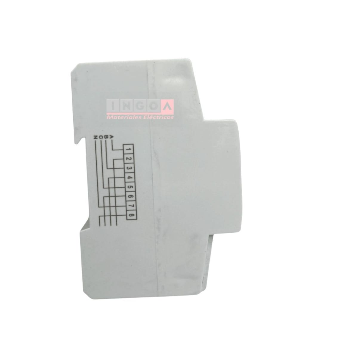 Remarcador Trifasico Digital a Riel Din 100A DTS726D-7P CNC - Vista 4