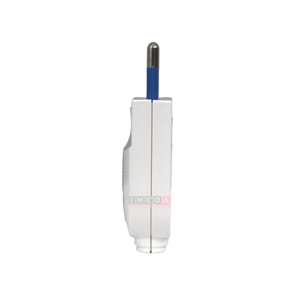Enchufe Macho Volante Convertible 2P+T 10A 250V Dom. Blanco - Scame - Vista 3
