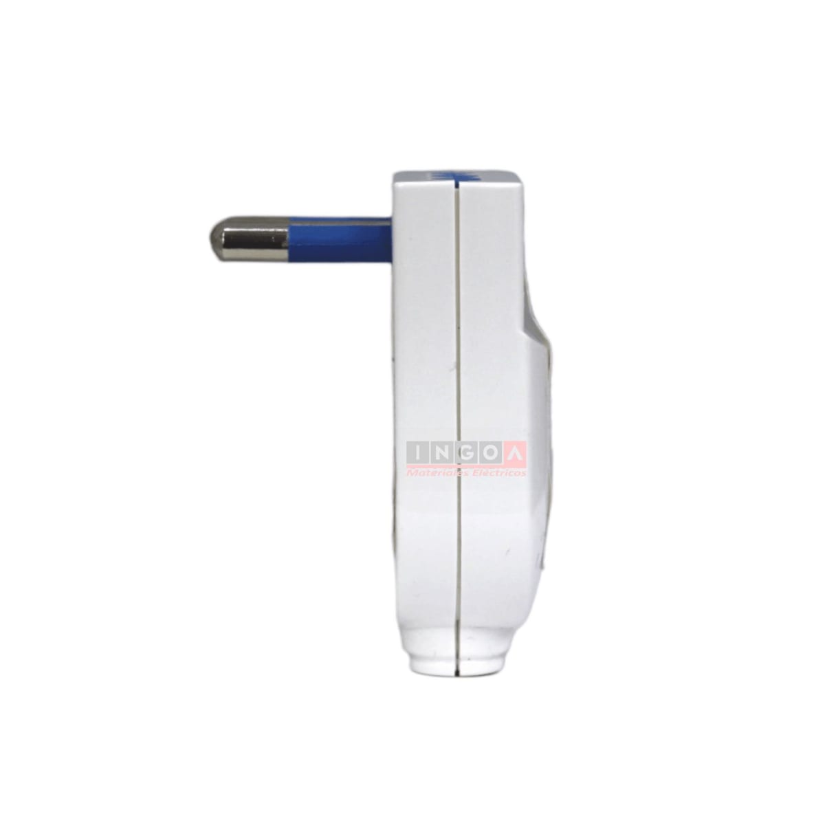 Enchufe Macho Volante Convertible 2P+T 10A 250V Dom. Blanco - Scame - Vista 5