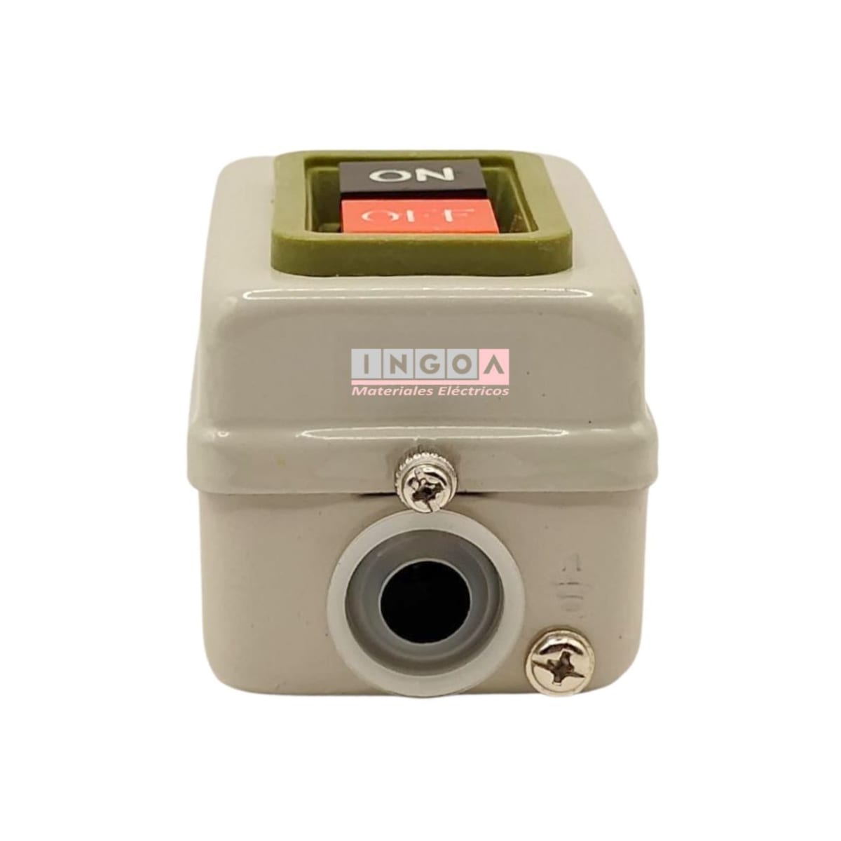 Botonera Sobrepuesta Metalica Partir/Parar con Reten 3P 2.2kW5