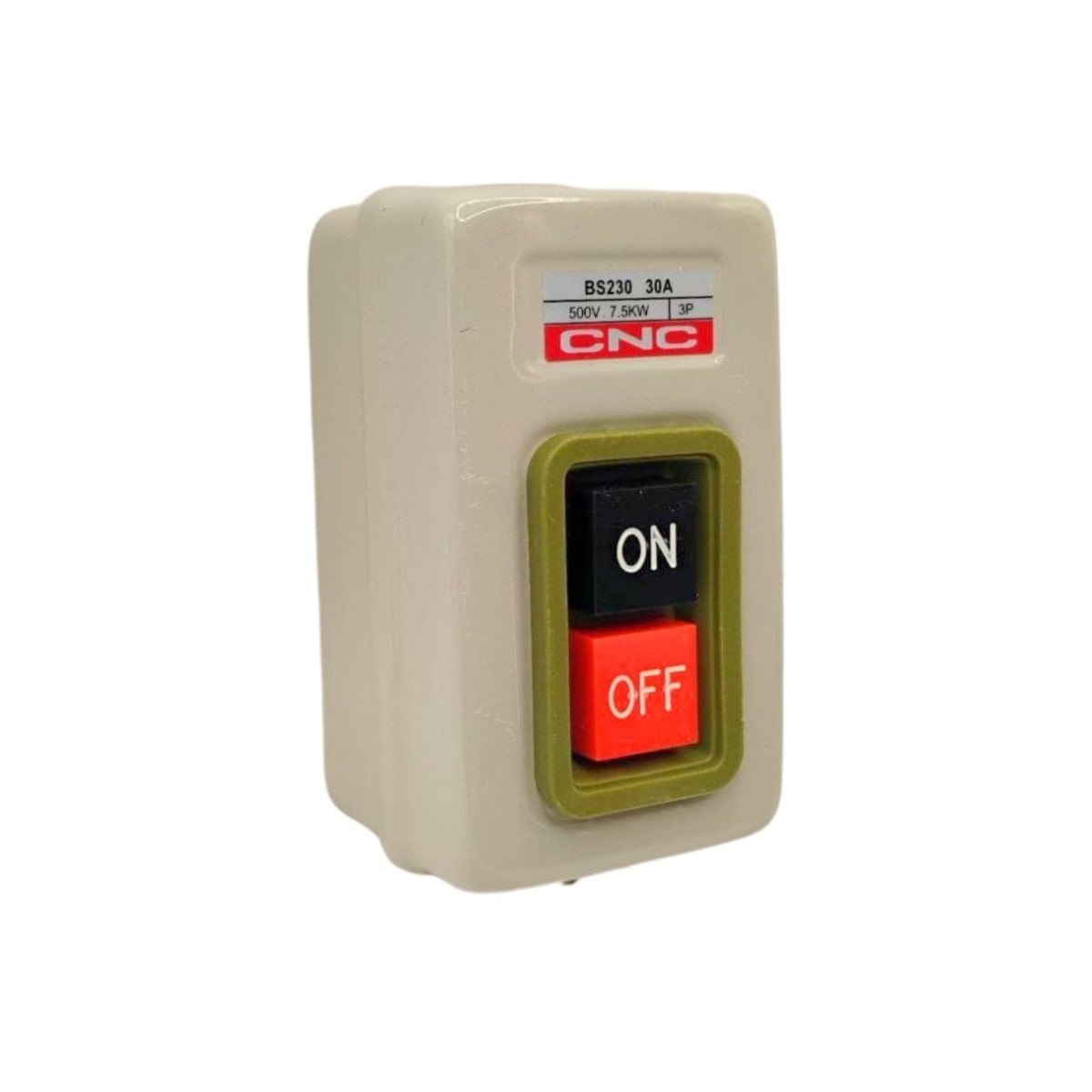 Botonera Sobrepuesta Metalica Partir/Parar con Reten 3P 7.5kW 0