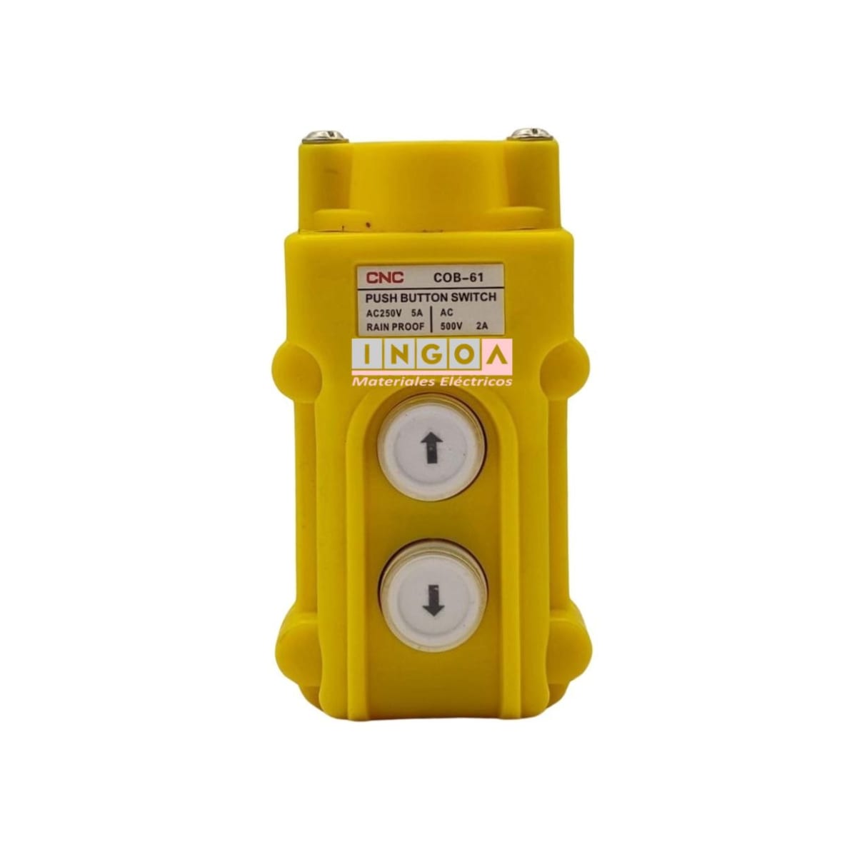 Botonera Colgante Puente Grua 2 Botones COB-612