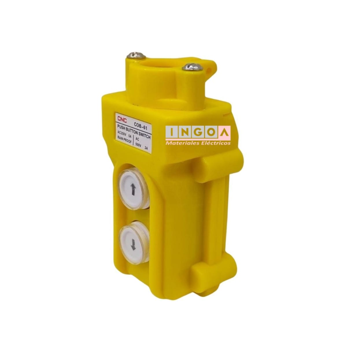 Botonera Colgante Puente Grua 2 Botones COB-613