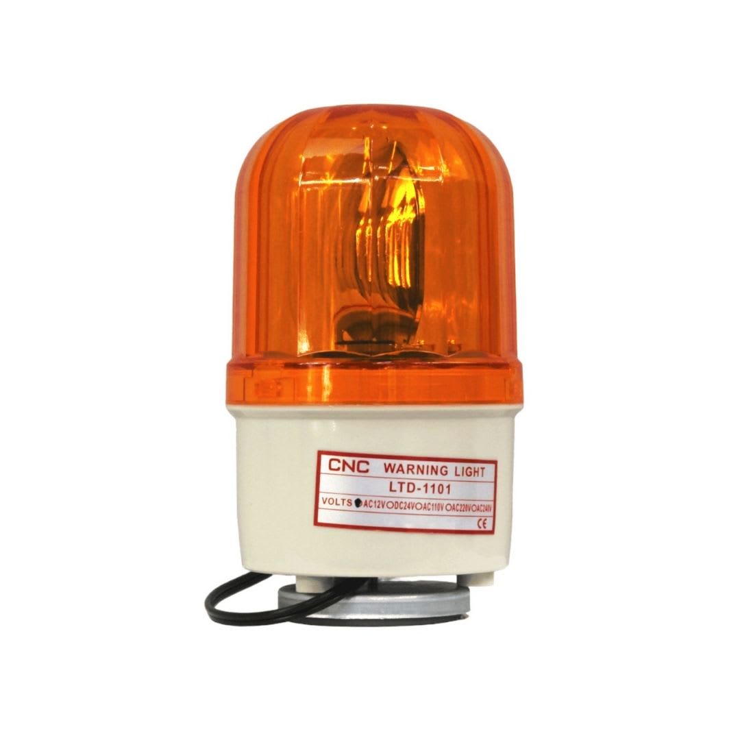 Baliza Amarilla Giratoria e Imantada 12Vac LTD-1101 - CNC 0
