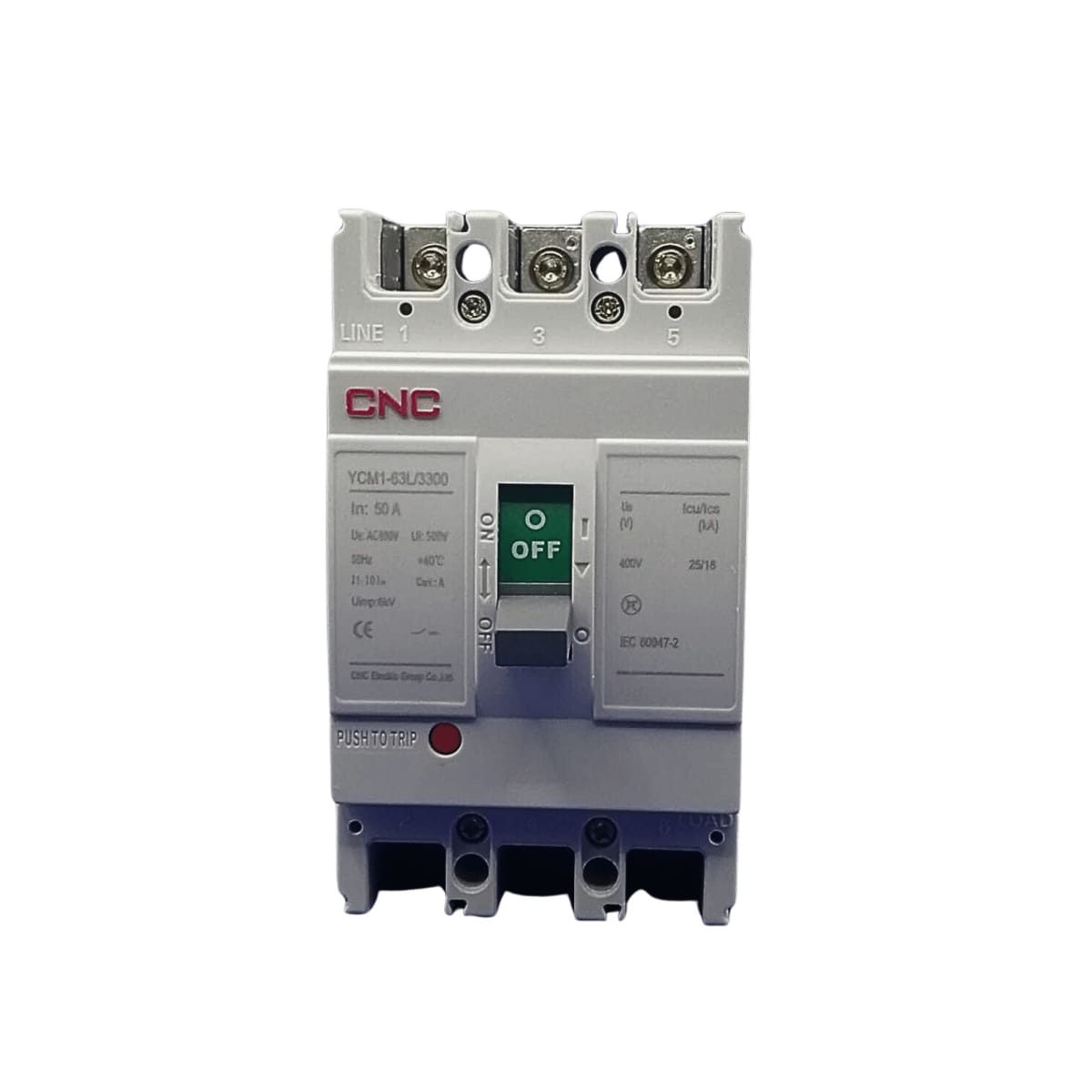Interruptor Automatico Caja Moldeada 3x50A 35KA CNC - Vista 2
