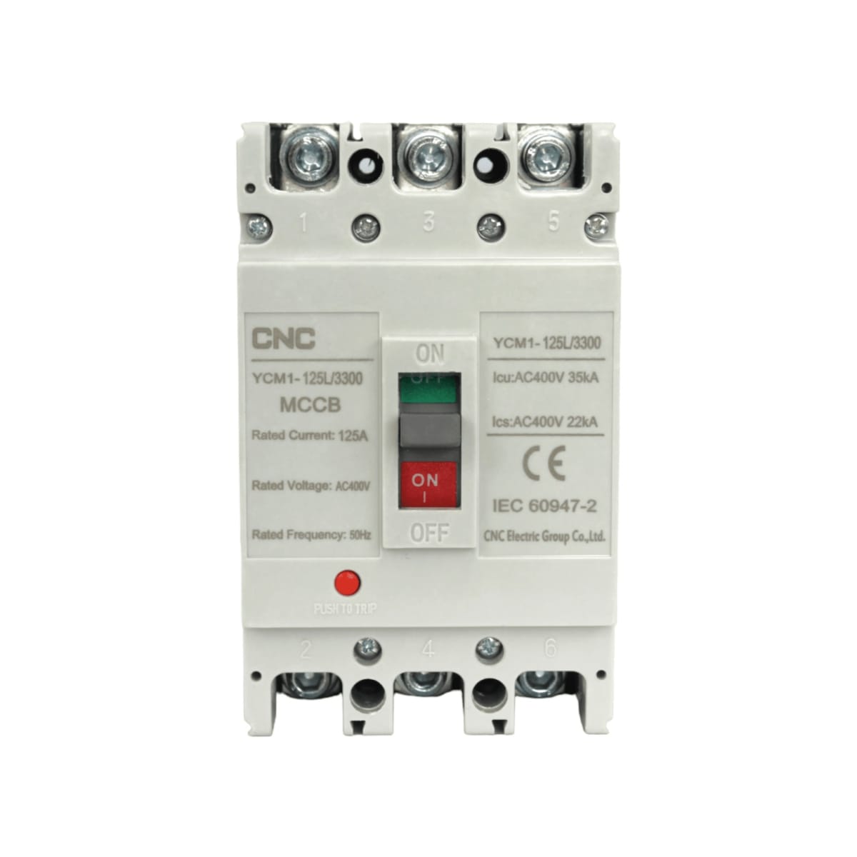 Interruptor Automatico Caja Moldeada 3x125A 35KA CNC - Vista 2
