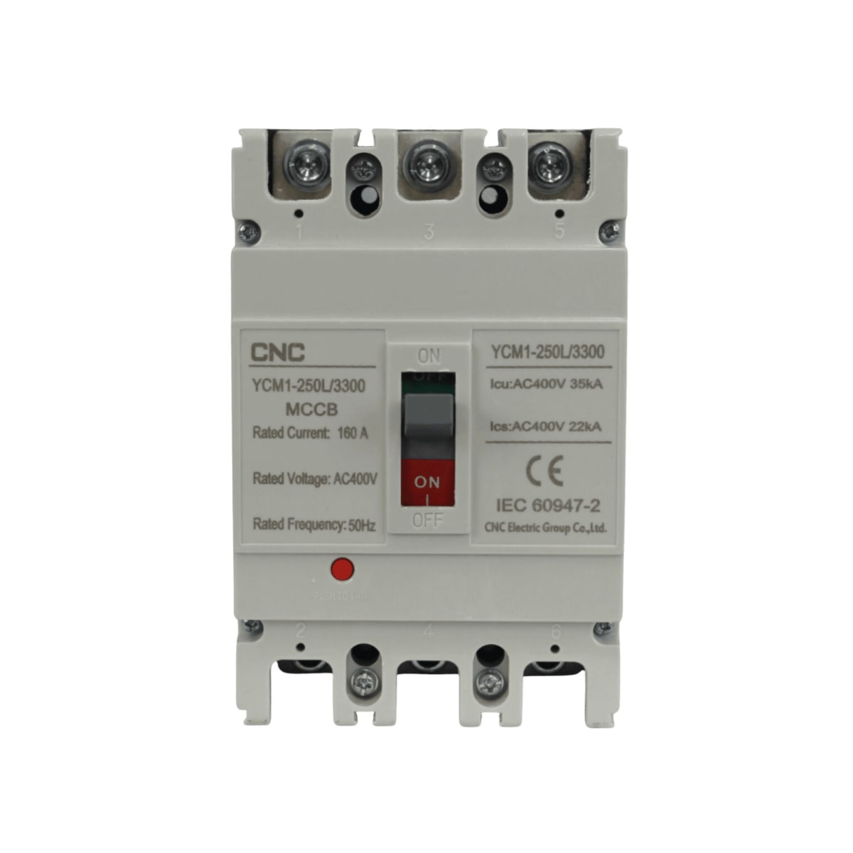 Interruptor Automatico Caja Moldeada 3x160A 35KA CNC - Vista 2