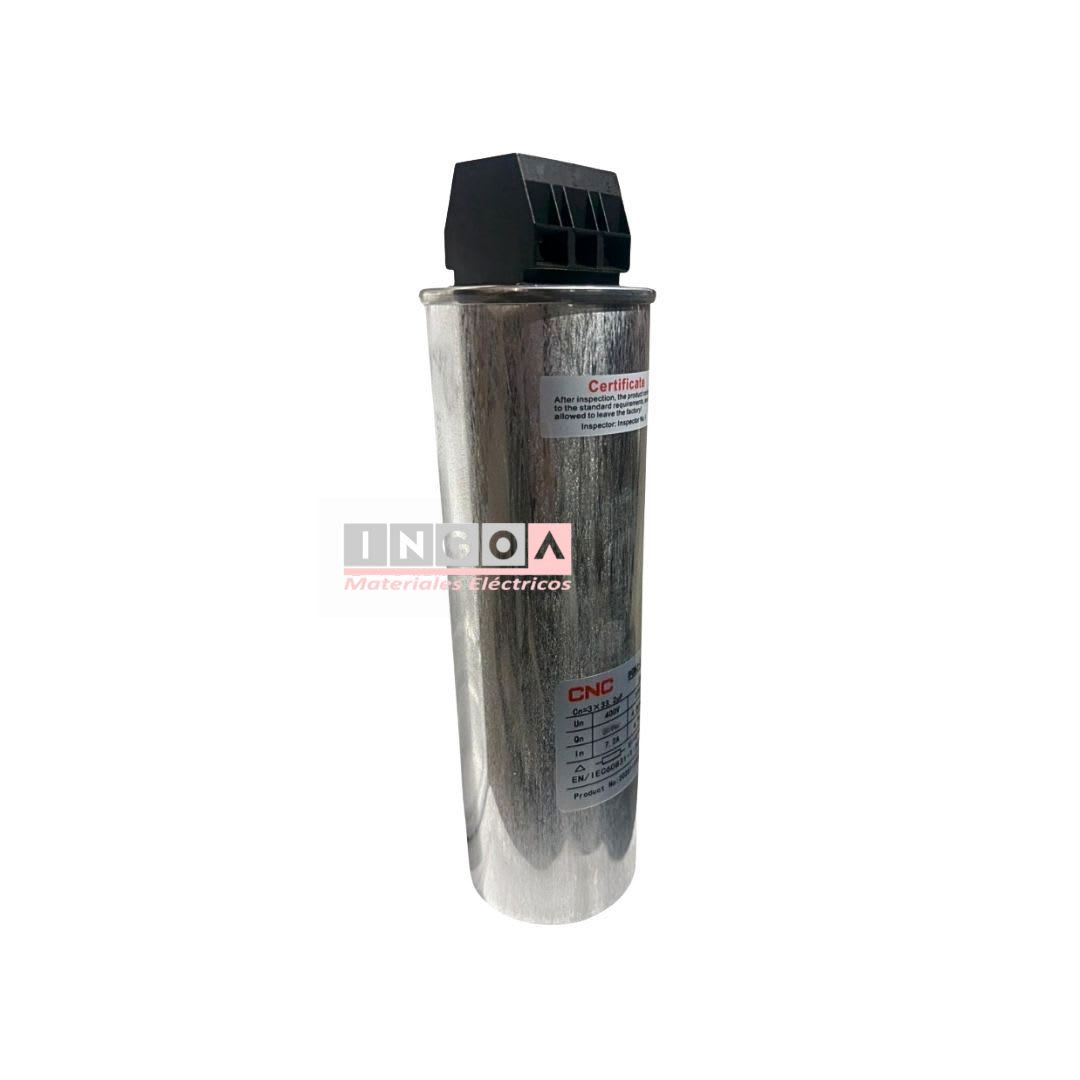 Condensador Trifásico BGMJ-0.4 - 5kVAR 400V CNC3