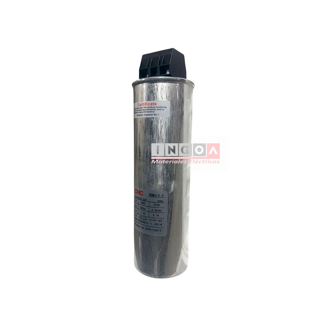 Condensador Trifásico BGMJ-0.4 - 25kVAR 400V CNC2