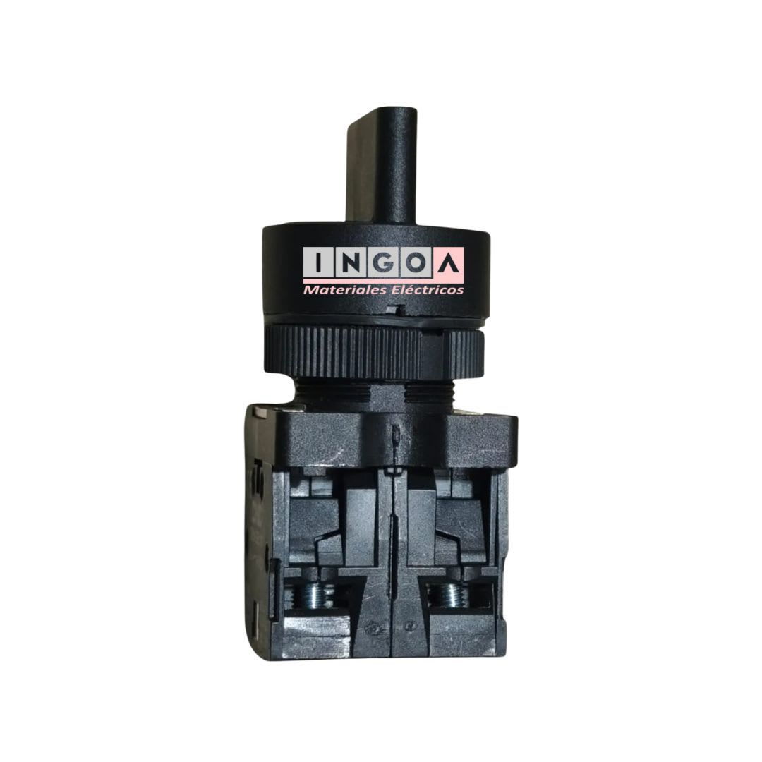 Selector 3 Posiciones 10A 2NO 22MM - CNC - Vista 5