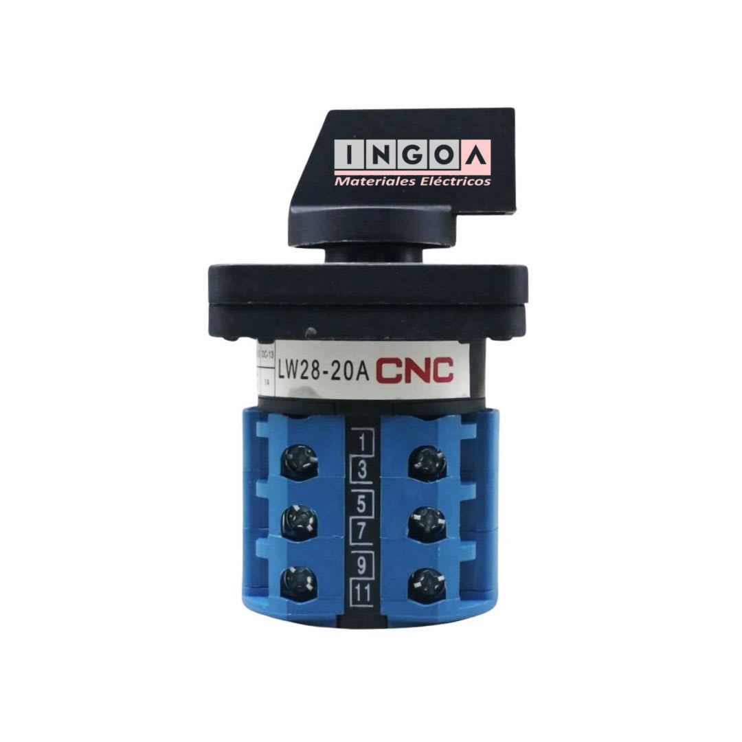Selector 3 Posiciones Tipo Pacco 20A5