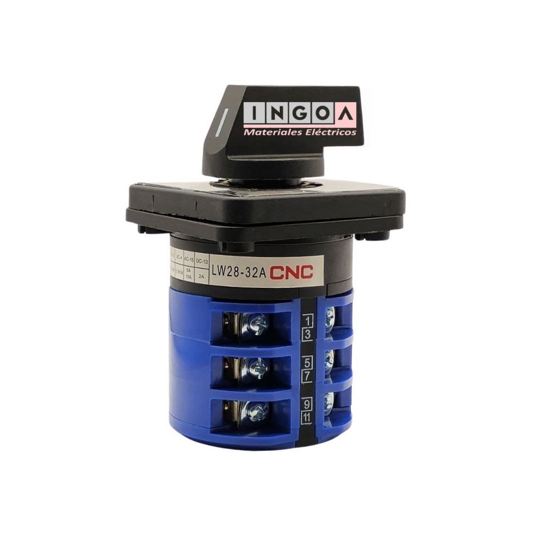 Selector 3 Posiciones Tipo Pacco  32A5