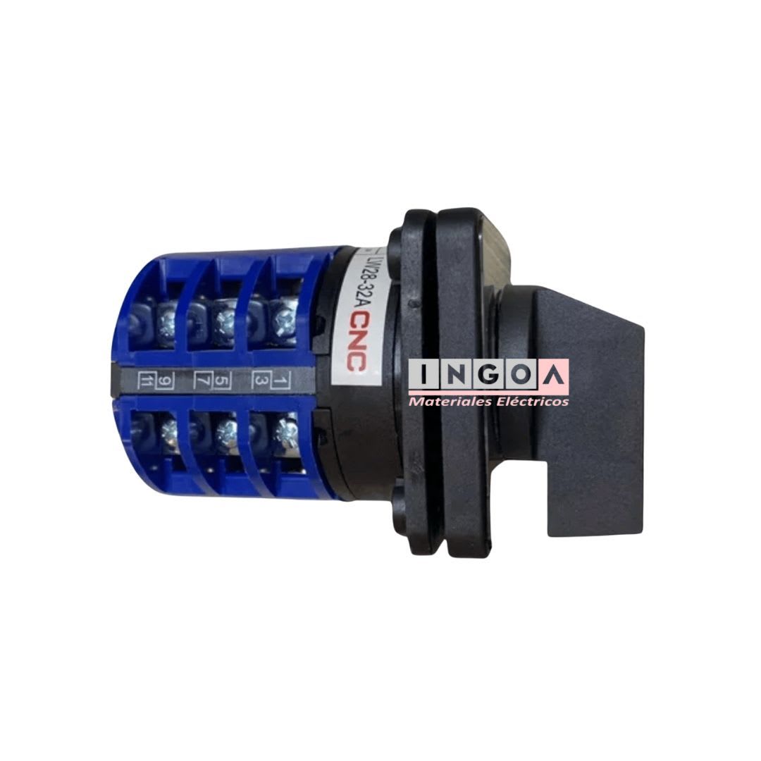 Selector 3 Posiciones Tipo Pacco  32A8
