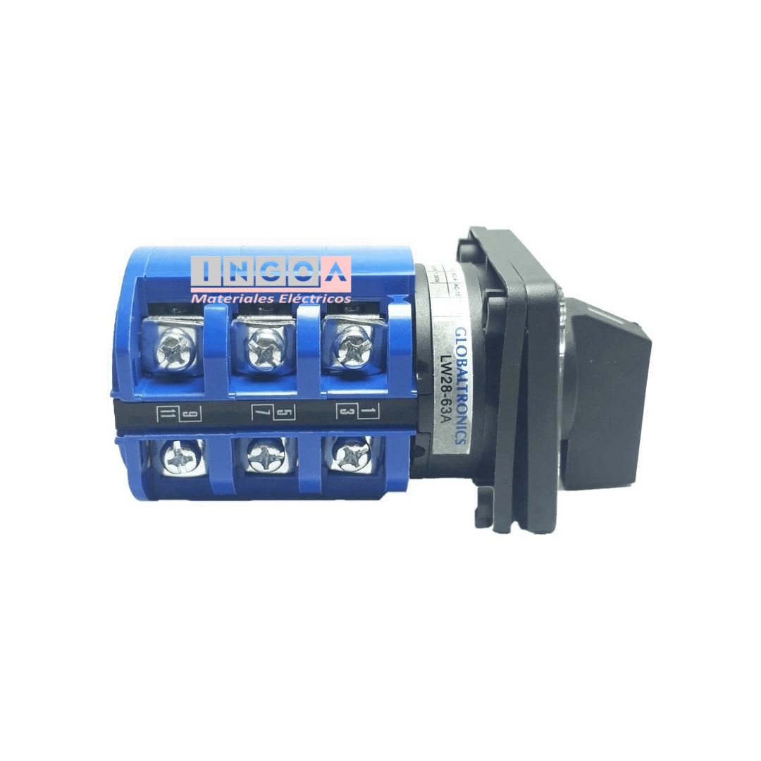 Selector 3 Posiciones Tipo Pacco 63A2