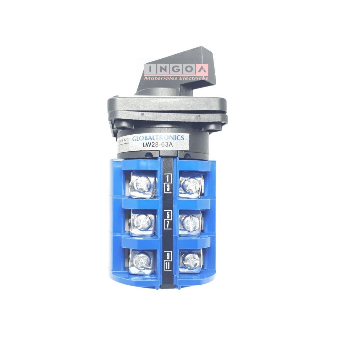 Selector 3 Posiciones Tipo Pacco 63A5