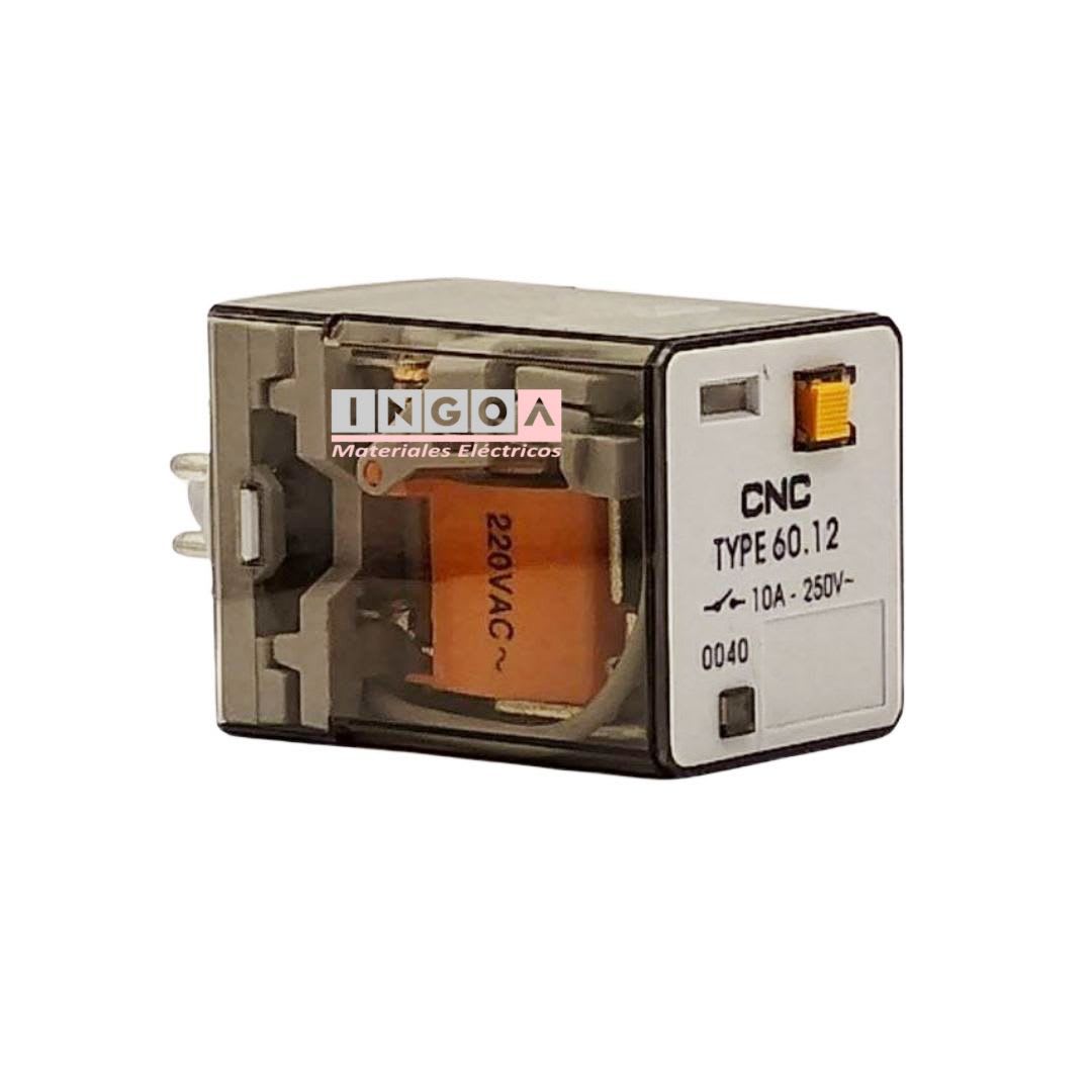 Rele Octal 8Pines Bobina 220Vac 2NC + 2NO2