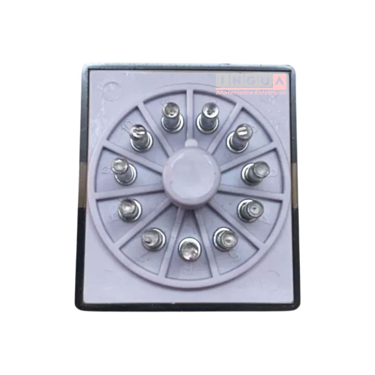 Rele Undecal 11Pines Bobina 220Vac 3NC + 3NO - Vista 4