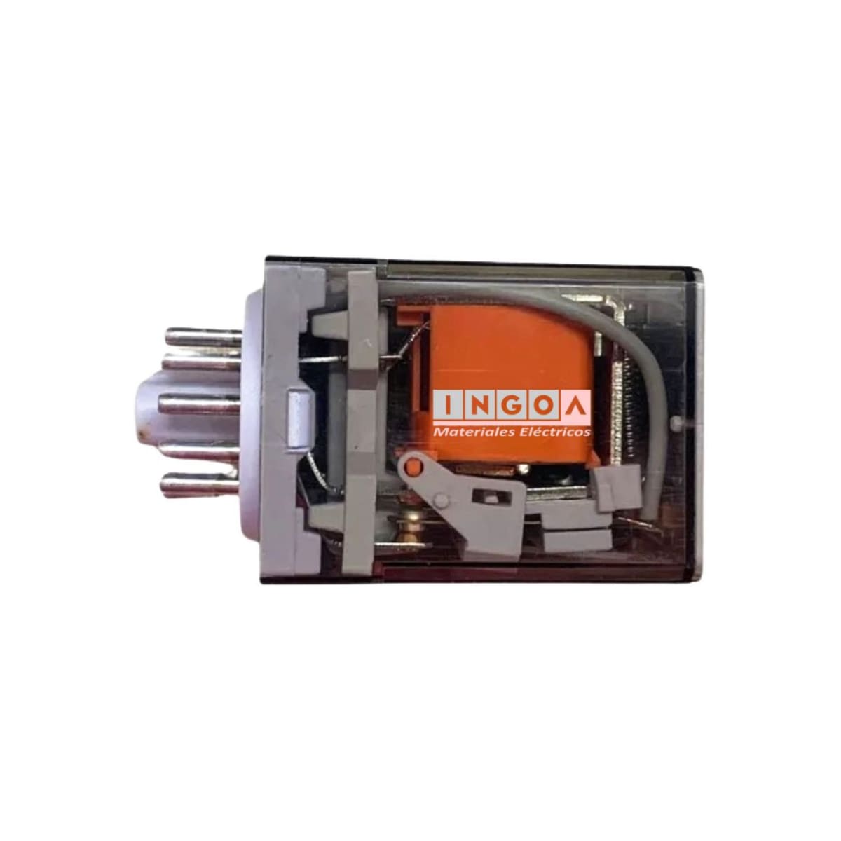 Rele Undecal 11Pines Bobina 220Vac 3NC + 3NO - Vista 5