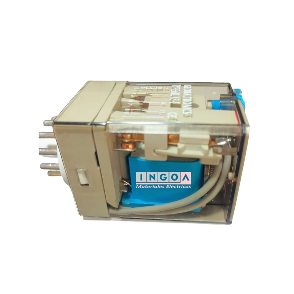 Rele Undecal 11Pines Bobina 12Vdc 3NC + 3NO7