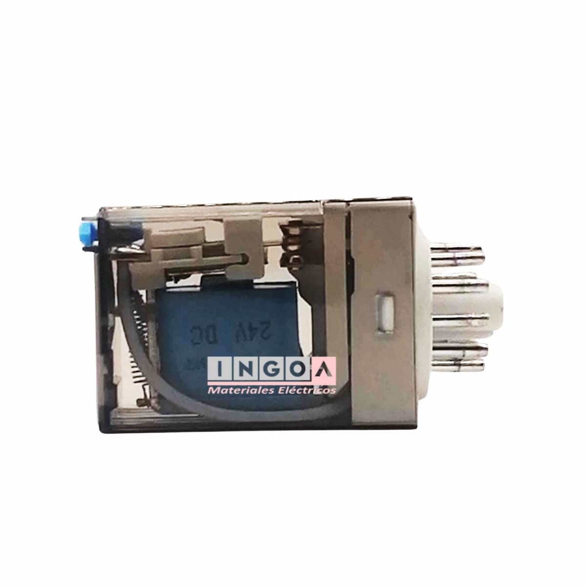 Rele Undecal 11Pines Bobina 24Vdc 3NC + 3NO - Vista 2