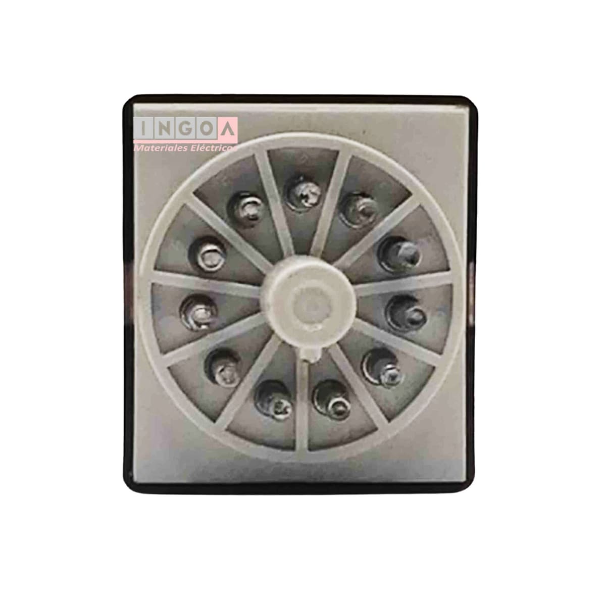 Rele Undecal 11Pines Bobina 24Vdc 3NC + 3NO - Vista 3