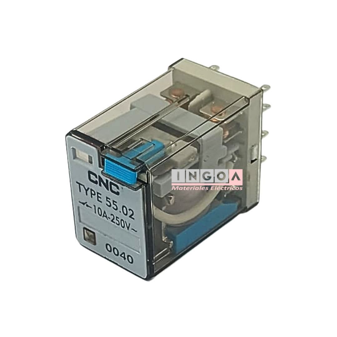 Mini Rele Octal 8Pines Bobina 24Vdc 2NC + 2NO - Vista 3