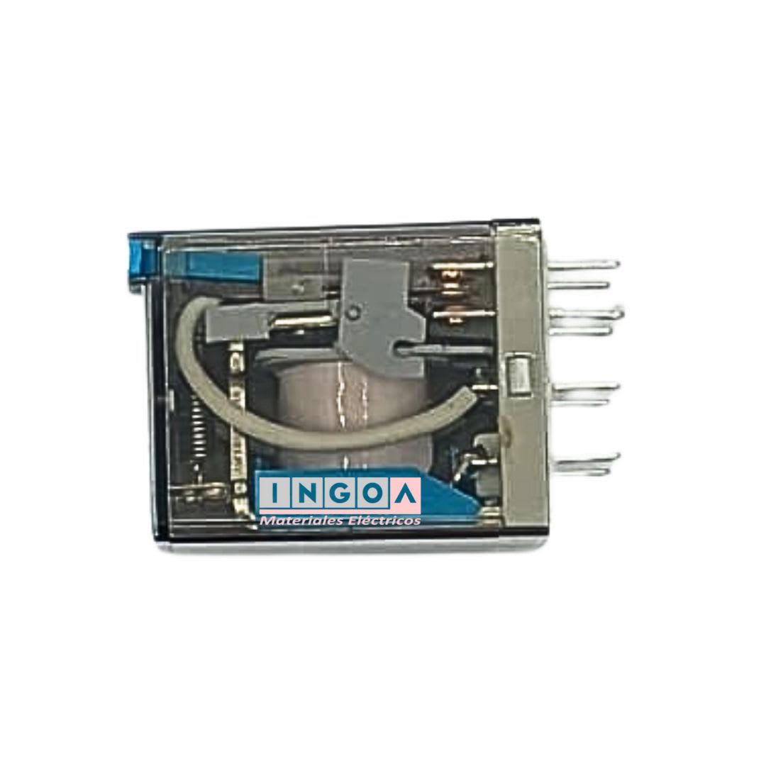 Mini Rele Octal 8Pines Bobina 24Vdc 2NC + 2NO - Vista 6