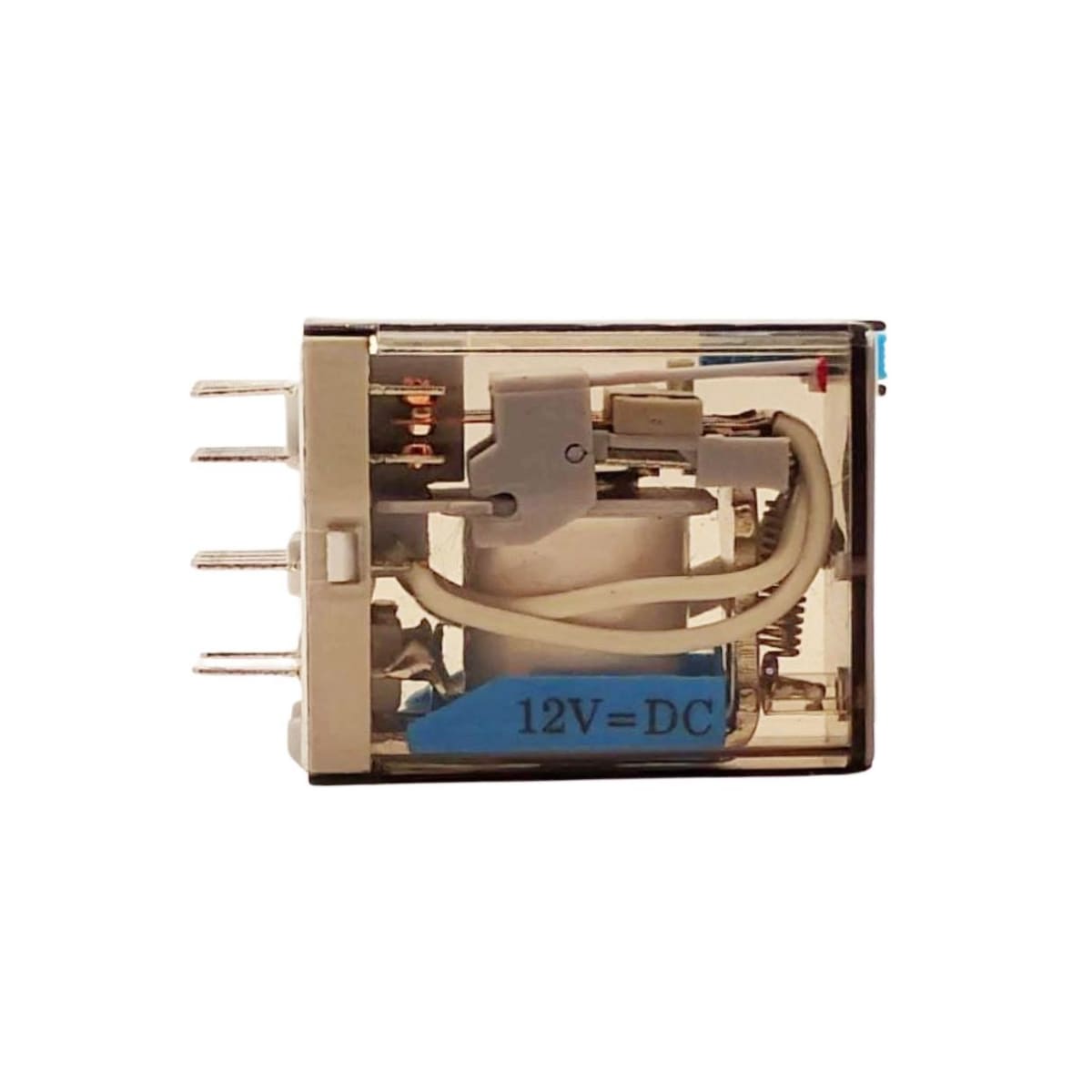 Mini Rele 14Pines Bobina 12Vdc 4NC + 4NO 0