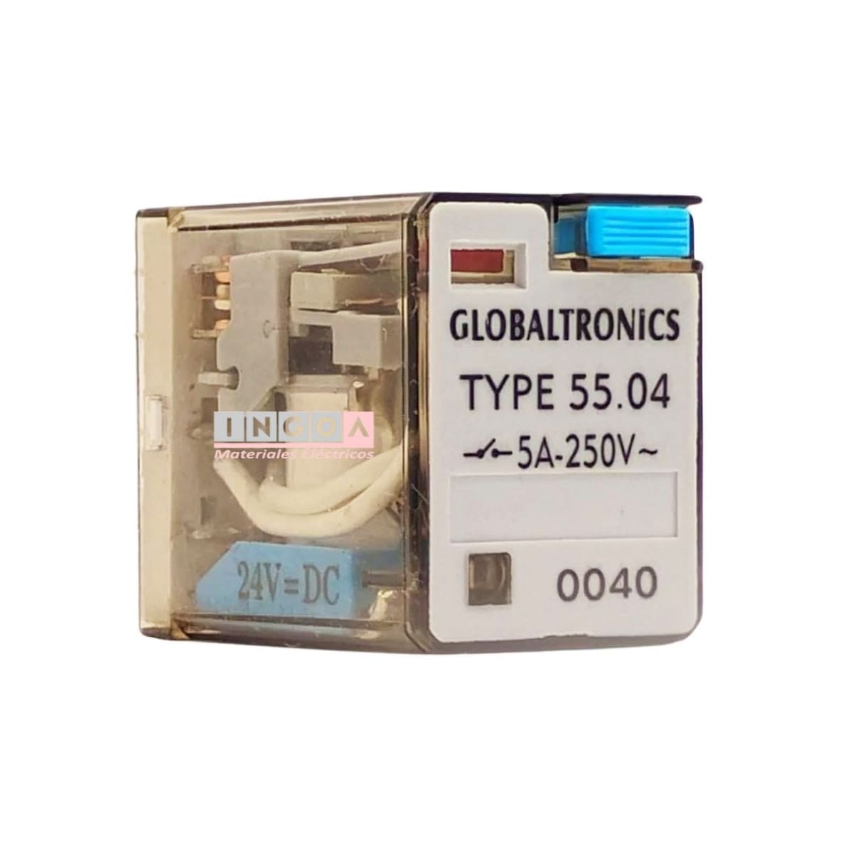 Mini Rele 14Pines Bobina 24Vdc 4NC + 4NO1