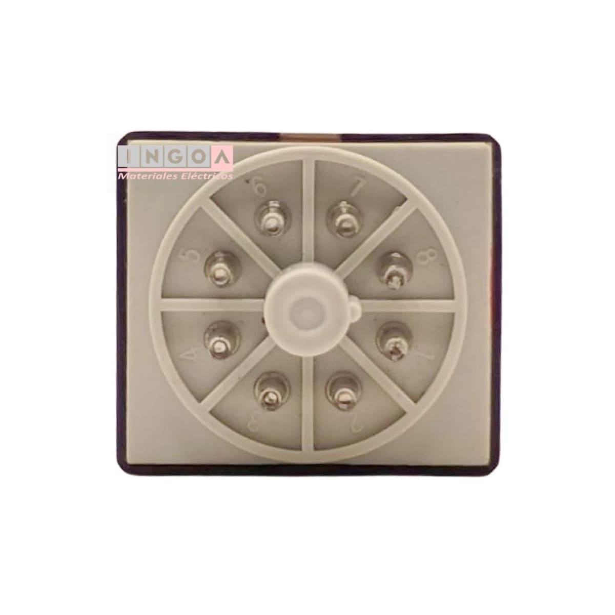 Rele Octal 8Pines Bobina 24Vac 2NC + 2NO - Vista 5